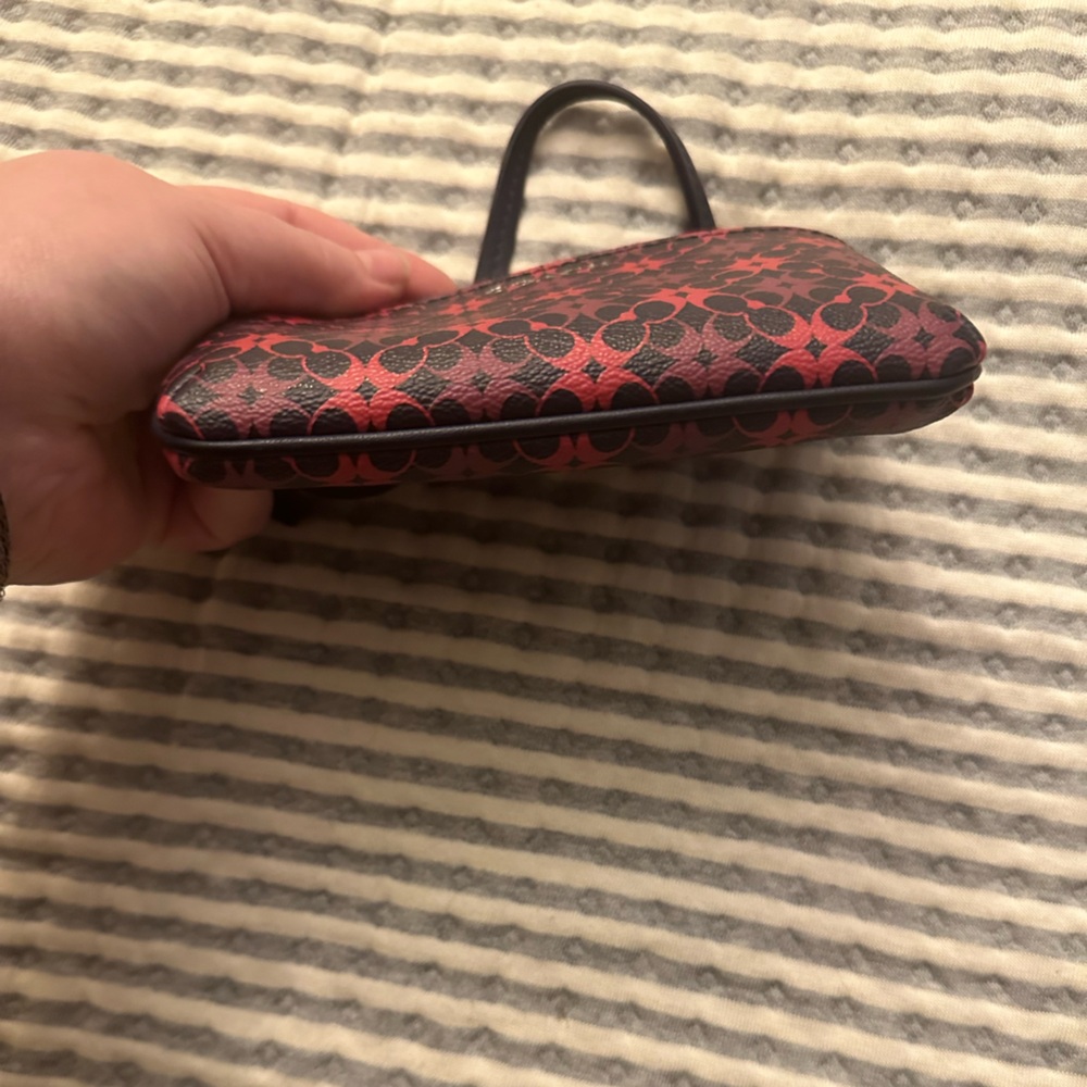Coach Pink and Purple Geometric Wristlet - Picture 4 of 4